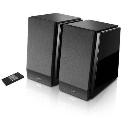 Picture of Edifier R1850DB Active Bookshelf Speakers with Bluetooth and Optical Input - 2.0 Studio Monitor Speaker - Built-in Amplifier with Subwoofer Line Out