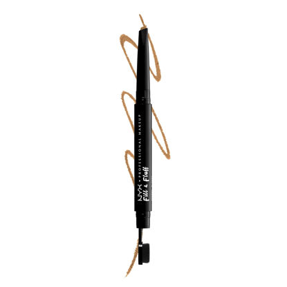 Picture of NYX PROFESSIONAL MAKEUP Fill & Fluff Eyebrow Pomade Pencil, Blonde