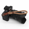 Picture of Comfortable Cotton Camera Hand Wrist Strap Compatible for Sony A7 A9 A6000 A6300 A6500 Fujifilm X-T30 X-T20 X-T3 X-T2 X70 ILCE M10 Mirrorless Cameras Safety Tether (Brown)