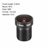 Picture of uxcell CCTV Camera Lens 2.8mm Focal Length 5MP F2.0 1/3 Inch Wide Angle for CCD Camera