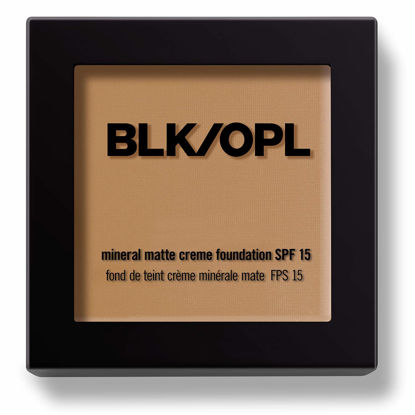 Picture of BLK/OPL  Mineral Matte Crème Powder Foundation SPF 15, Rich Caramel - enriched with aloe and Vitamins C & E, cruelty-free