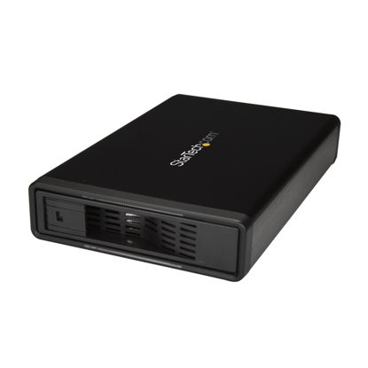 Picture of StarTech.com 3.5" External SATA Hard Drive Enclosure - Trayless - eSATA / USB 3.0 (USB 3.1 Gen 1) Hard Drive Enclosure w/ UASP (S351BMU33ET)