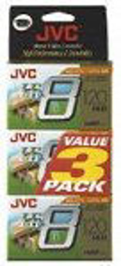 Picture of Jvc P6120Hmdu3 Hi8 Metal Particle Video Tape (3-Pk)