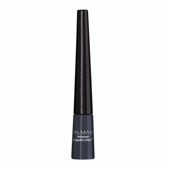 Picture of Almay Intense Liquid Eyeliner, Waterproof and Longwearing, Hypoallergenic, Cruelty Free, -Fragrance Free, Ophthalmologist Tested, 223 Black Pearl, 0.08 oz