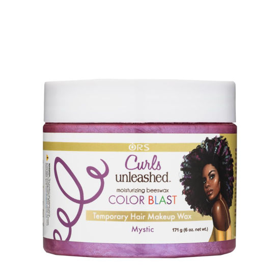 Picture of Curls Unleashed Color Blast Hair Wax, Temporary Curl Defining Wax, Mystic, (6.0 oz)