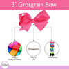 Picture of 3 Inch Grosgrain Bow for Little Girls- Set of 2 (Pink)