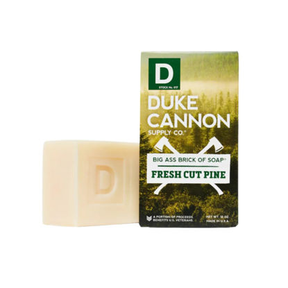 Picture of Duke Cannon Supply Co. - Great American Frontier Men's Big Brick of Soap, Fresh Cut Pine (10 oz) Superior Grade Soap Bar With Unique, Outdoor, Masculine Scents - Fresh Cut Pine, Modern Invigorating