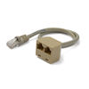 Picture of StarTech.com 2-to-1 RJ45 10/100 Mbps Splitter/Combiner - One Adapter Required at Each End of the Connection (RJ45SPLITTER)