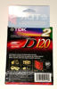 Picture of TDK D120 Dynamic Performance High Output IECI / Type I Normal Position Audio Cassettes D-120L2 - 2 Pack