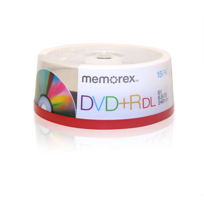 Picture of Memorex 8.5GB 8X Double Layer DVD+R (15pk Spindle)