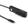 Picture of StarTech.com USB C to SATA Adapter Cable - for 2.5 / 3.5” SATA Drives - 10Gbps - USB 3.1 - SATA to USB Adapter - External Hard Drive Cable (USB31C2SAT3)