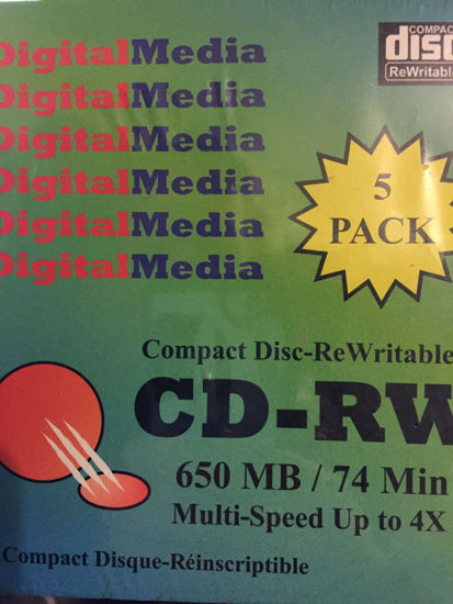 Picture of STI 5-Pack of 74-Minute CD-RW Discs (CDRW5)