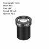 Picture of uxcell 2 Pcs CCTV Camera Lens 16mm Focal Length 5MP F2.0 1/2.5 Inch Wide Angle for CCD Camera