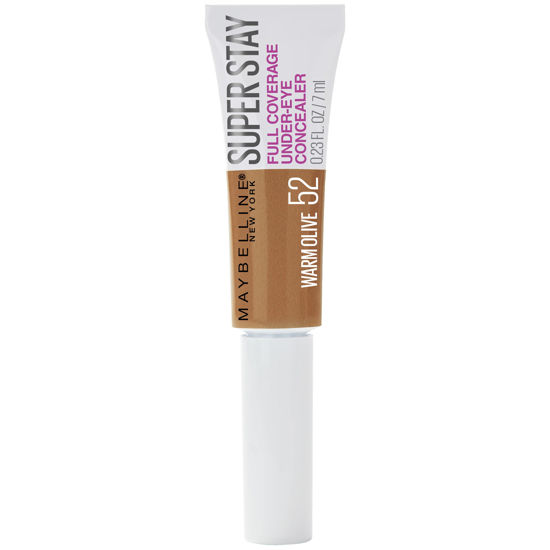 Picture of Maybelline New York Super Stay Super Stay Full Coverage, Brightening, Long Lasting, Under-eye Concealer Liquid Makeup Forup to 24H Wear, With Paddle Applicator, Warm Olive, 0.23 fl. oz.