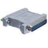 Picture of CableWholesale Null Modem Adapter, DB25 Male to DB25 Female