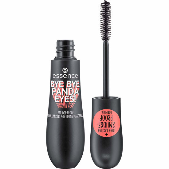 Picture of essence | Bye Bye Panda Eyes Tubing Mascara | Smudge-proof, Volumizing Definition | Vegan, Cruelty Free, Free From Parabens & Oils (Pack of 1)