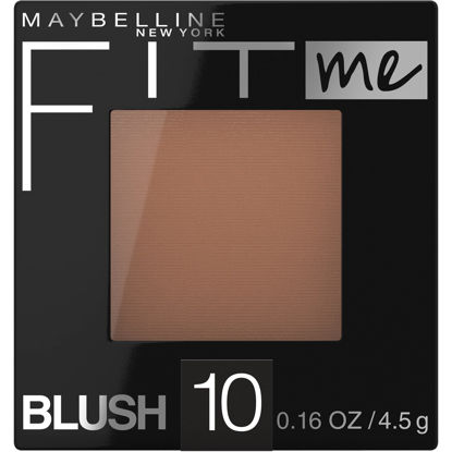 Picture of Maybelline Fit Me Blush, Lightweight, Smooth, Blendable, Long-lasting All-Day Face Enhancing Makeup Color, Buff, 1 Count