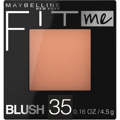 Picture of Maybelline Fit Me Blush, Lightweight, Smooth, Blendable, Long-lasting All-Day Face Enhancing Makeup Color, Coral, 1 Count