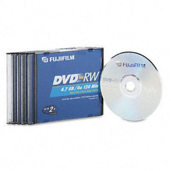 Picture of FUJI 25322005 4.7 GB DVD-RW 5 PK