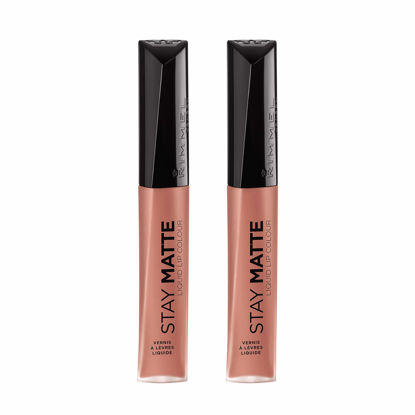 Picture of Rimmel Stay Matte Liquid Lip Color, Moca, 2 Count