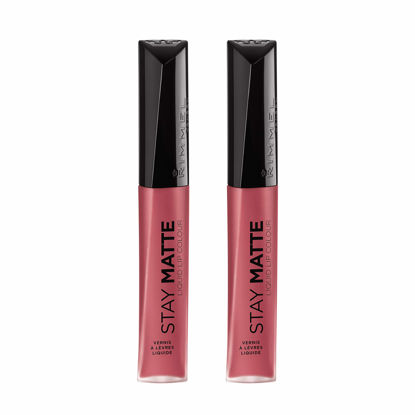 Picture of Rimmel Stay Matte Liquid Lip Color, Pink Blink,0.21 Fl Oz (Pack of 2)