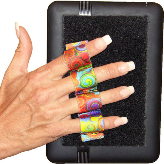 Picture of LAZY-HANDS 4-Loop Grip (x1 Grip) for e-Reader - FITS Most - Swirls