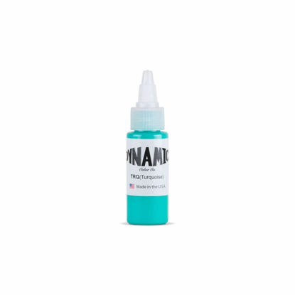 Picture of Dynamic Turquoise Tattoo Ink Bottle 1oz