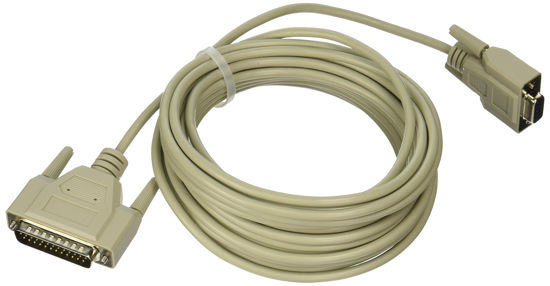 Picture of C2G 09445 DB9 Female to DB25 Male Serial RS232 Modem Cable, Beige (25 Feet, 7.62 Meters)