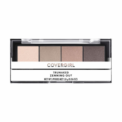 Picture of COVERGIRL TruNaked Quad Eyeshadow Palette, Zenning Out, 6 Shades, 0.06 Fl Ounces, Shimmer Fade-Proof Formula, Pigmented Shades