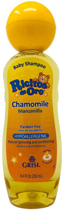 Picture of Ricitos de Oro Chamomile Baby Shampoo, Hypoallergenic Tear Free Baby Shampoo with Chamomille Extract; 8.4 Fl Oz