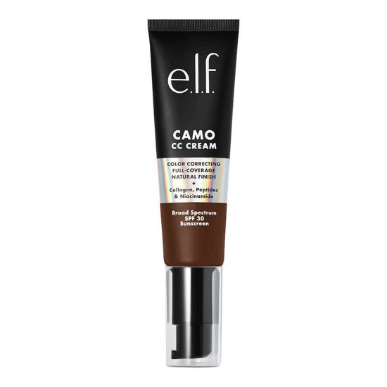 Picture of e.l.f. Camo CC Cream, Color Correcting Medium-To-Full Coverage Foundation with SPF 30, Rich 650 C, 1.05 Oz (30g)