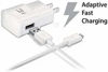 Picture of Samsung Galaxy Tab E 8.0 Tablet Adaptive Fast Charger Micro USB 2.0 Cable Kit! True Digital Adaptive Fast Charging uses dual voltages for up to 50% faster charging!