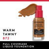 Picture of Covergirl Outlast Extreme Wear 3-in-1 Full Coverage Liquid Foundation, SPF 18 Sunscreen, Warm Tawny, 1 Fl. Oz.