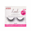 Picture of KISS Lash Couture LuXtensions Collection False Eyelashes, Flat Lash Technology, Super Slim Lash Band, Real Lash Extension Fibers, Reusable, Contact Lens Friendly Strip Lashes, Style Royal Silk, 1 Pair