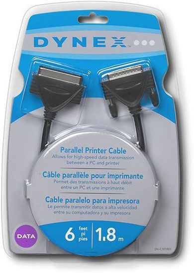 Picture of Dynex DX-C101801 Parallel Printer cable IEEE 1284 PARALLEL PRINTER CABLE