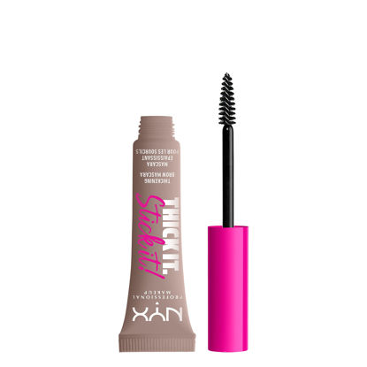 Picture of NYX PROFESSIONAL MAKEUP Thick It Stick It Thickening Brow Mascara, Eyebrow Gel - Cool Blonde (blonde hair with cool undertones)