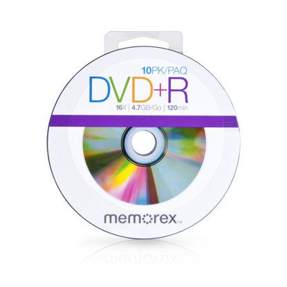 Picture of Memorex 99057 DVD+R 16x Discs, 10 Pack