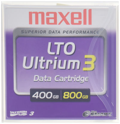 Picture of Maxell MAX183900 LTO Ultrium 3 Tape Cartridge