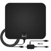 Picture of TV Antenna - HDTV Antenna Support 4K 1080P, 60-120 Miles Range Digital Antenna for HDTV, VHF UHF Freeview Channels Antenna with Amplifier Signal Booster, 16.5 Ft Longer Coaxial Cable