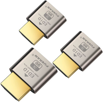 Picture of FUERAN HDMI Dummy Plug Headless Ghost Display Emulator HDMI-Compatible（Fit Headless-1920x1080 New Generation@60Hz）-3Pack