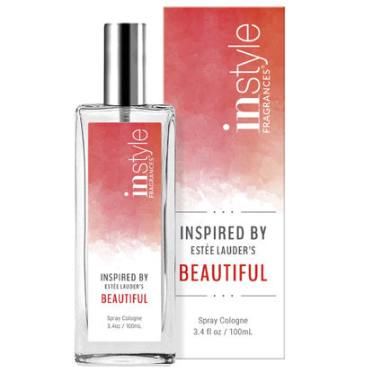 Picture of Instyle Fragrances | Inspired by Estee Lauder's Beautiful | Women’s Eau de Toilette | Vegan, Paraben & Phthalate Free | Never Tested on Animals | 3.4 Fl Oz