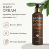 Picture of Argan Magic Nourishing Hair Cream - Hydrates, Conditions, and Eliminates Frizz for All Hair Types | Seals in Shine | Made in USA, Paraben Free, Cruelty Free (8.5 oz)