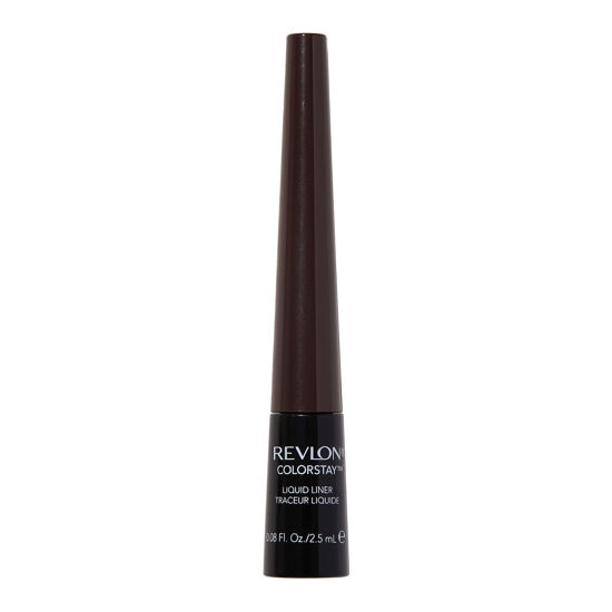 Picture of Revlon ColorStay Liquid Eyeliner, Waterproof, Smudgeproof, Longwear Intense Eye Makeup with Fine Tip, Ophthalmologist Tested, Black Brown (252)