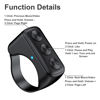 Picture of TIK TOK Bluetooth Remote Control Video Page Turner Most Smartphones Tablets(iOS Android),Wireless Ring Camera Shutter Remote Control,Bluetooth 5.0USB Rechargeable 32ft Control Range-Black (D01)