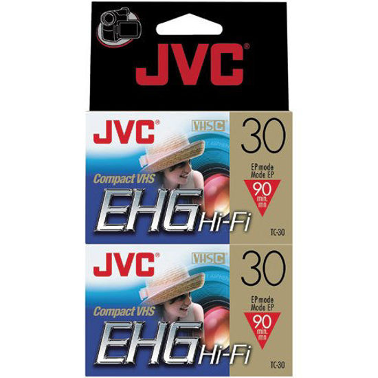 Picture of JVC Tc30Ehgdu2 30-Minute Vhs-C Video Tape (2-Pk) (Discontinued by Manufacturer)