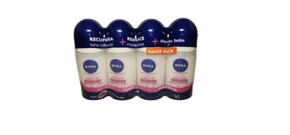 Picture of Nivea Deodorant Whitening Pack of 4 Aclarado Natural 50 milliliters 1.7 Fl Oz, 50.0 milliliters