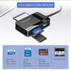 Picture of C368 USB 3.0 SD Card Reader, Plug N Play, Apple and Windows Compatible, Powered by USB, Supports CF/SD/SDHC/SCXC/MMC/MMC Micro/RS MMC/Mini SD/Micro SD/MS Duo/MS Pro/MS Pro (Pro Duo C, Black)