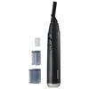 Picture of Panasonic Facial Hair Trimmer for Sensitive Skin, Unisex Detailer with Flexible Head, Gentle on Acne, Includes 2 Eyebrow Attachments, Wet/Dry - ER-GM40-K (Black)