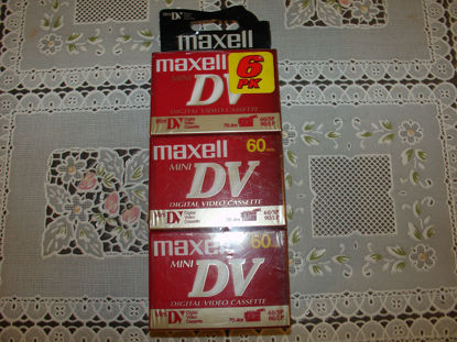 Picture of Maxell 298022 60 Minute Digital Mini Video Camcorder Tape - 6 Pack