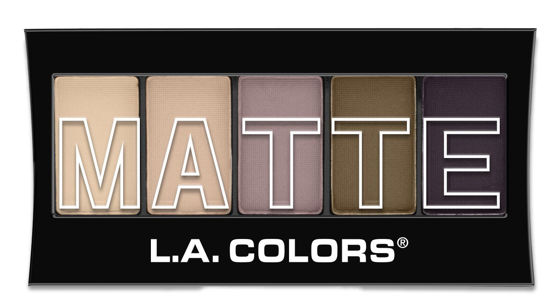 Picture of L.A. Colors 5 Color Matte Eyeshadow, Natural Linen, 0.25 oz.